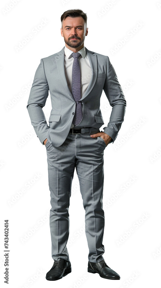 Isolated, transparent, no background, Confident Male Journalist Standing Proudly in Gray Background Full Body Pose for News Media Career Success Profession Isolated Portrait Photo. Isolated, transparent, no background, Confident Male Journalist Standing Proudly in Gray Background Full Body Pose for News Media Career Success Profession Isolated Portrait Photo.
