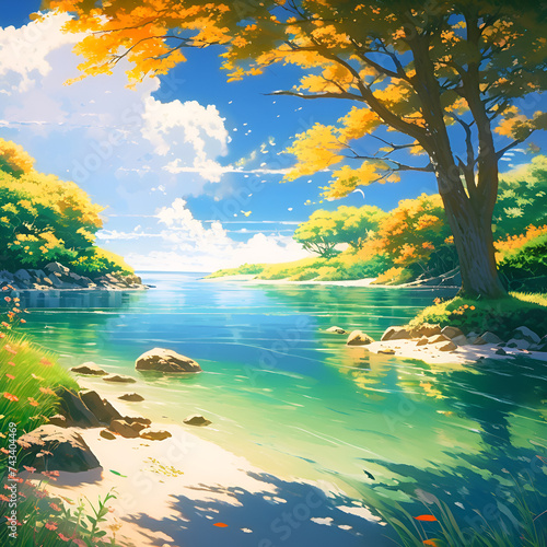 Beautiful Landscape by AI Generator