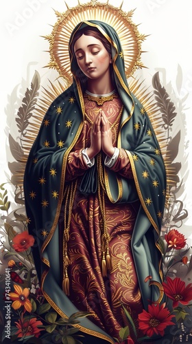 Our Lady of Guadalupe full body