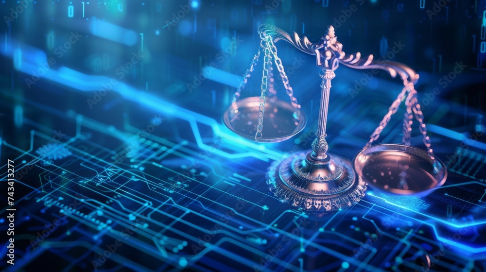 Unbiased artificial intelligence, Scales of Justice in Digital World ...