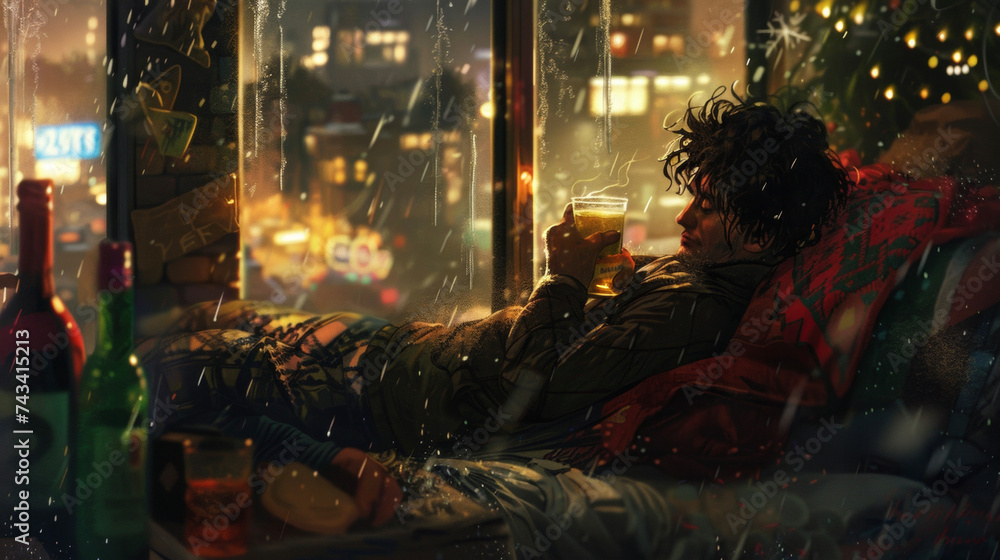 The next day New Years Day is often a time for quiet reflection and relaxation as people recover from the celebrations of the night before. The next day New Years Day is often a time for quiet reflection and relaxation as people recover from the celebrations of the night before.