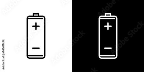 編集可能な電池のベクターアイコン