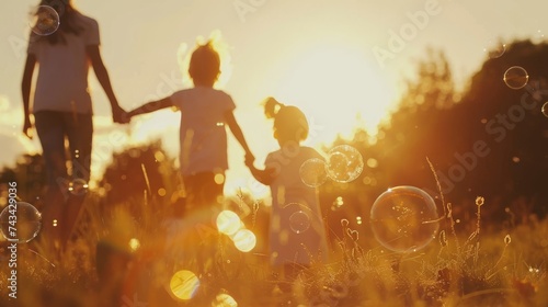 Backlit by the golden light...