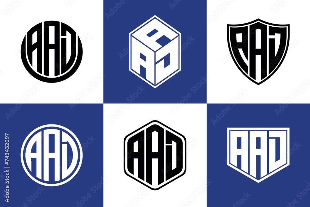 AAD initial letter geometric shape icon logo design vector. monogram, letter mark, circle, polygon, shield, symbol, emblem, elegant, abstract, wordmark, sign, art, typography, icon, geometric, shape AAD initial letter geometric shape icon logo design vector. monogram, letter mark, circle, polygon, shield, symbol, emblem, elegant, abstract, wordmark, sign, art, typography, icon, geometric, shape