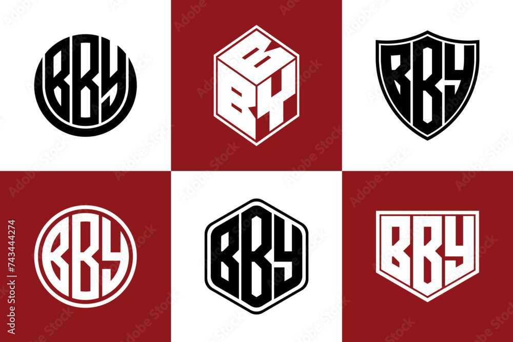 BBY initial letter geometric shape icon logo design vector. monogram, letter mark, circle, polygon, shield, symbol, emblem, elegant, abstract, wordmark, sign, art, typography, icon, geometric, shape BBY initial letter geometric shape icon logo design vector. monogram, letter mark, circle, polygon, shield, symbol, emblem, elegant, abstract, wordmark, sign, art, typography, icon, geometric, shape