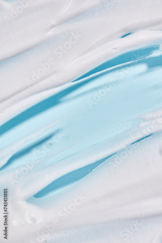 A soap foam formulation that can be used in  cosmetics design.