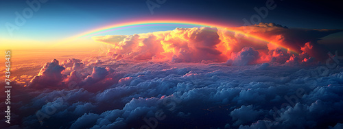 Rainbow in the sky © Nadim's Works