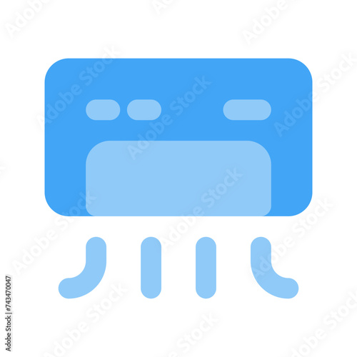 air conditioning flat icon