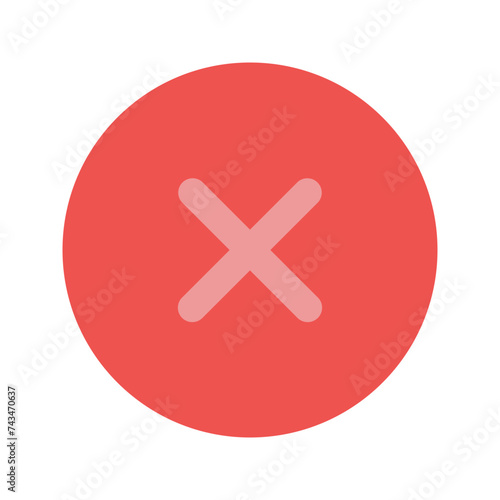 close flat icon