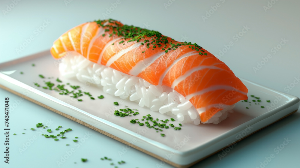 Top view of a sushi box with various delicious fresh sushi. Take away food isolated on white background. Top view of a sushi box with various delicious fresh sushi. Take away food isolated on white background.