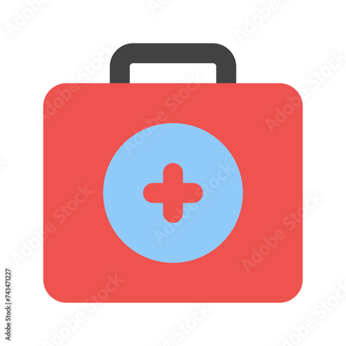 first aid kit flat icon