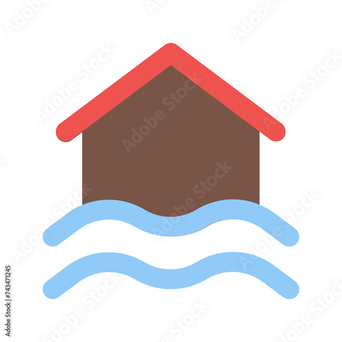 flood flat icon