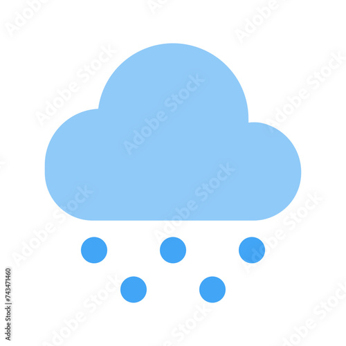 hail flat icon