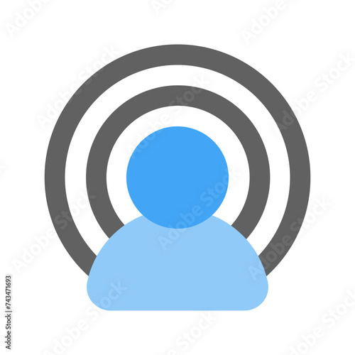 influencer flat icon