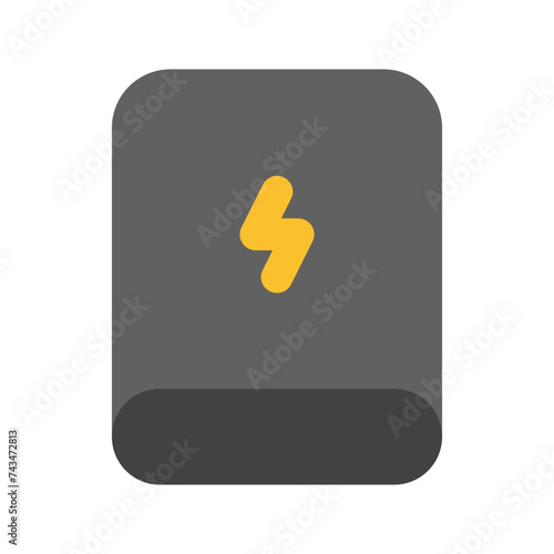 powerbank flat icon