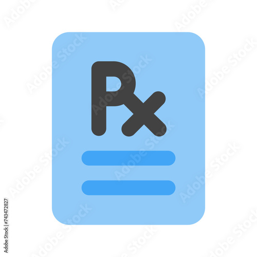 prescription flat icon