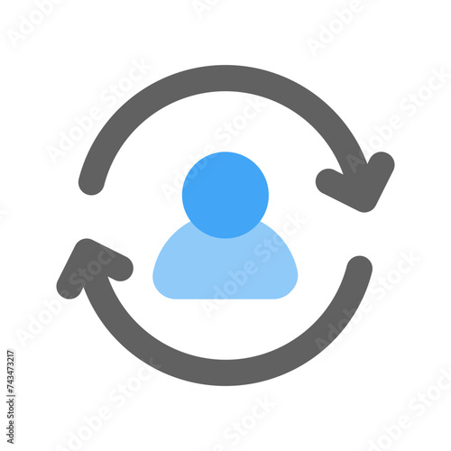 retention flat icon