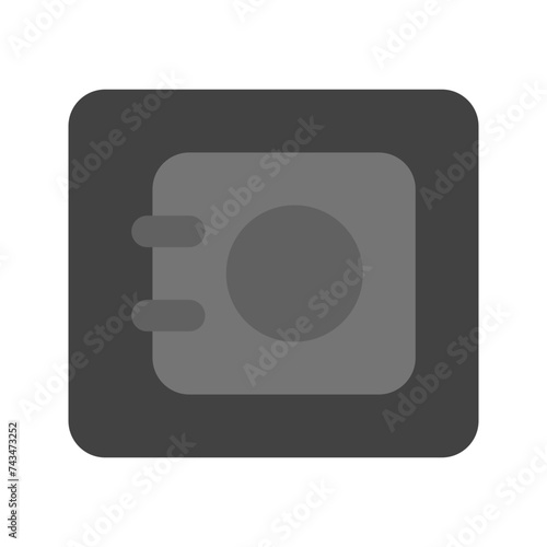 safe box flat icon