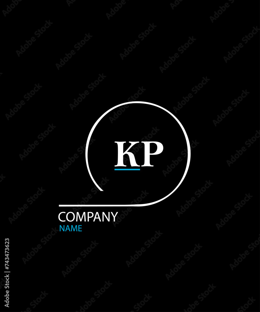 KP Letter Logo Design. Unique Attractive Creative Modern Initial KP Initial Based Letter Icon Logo KP Letter Logo Design. Unique Attractive Creative Modern Initial KP Initial Based Letter Icon Logo