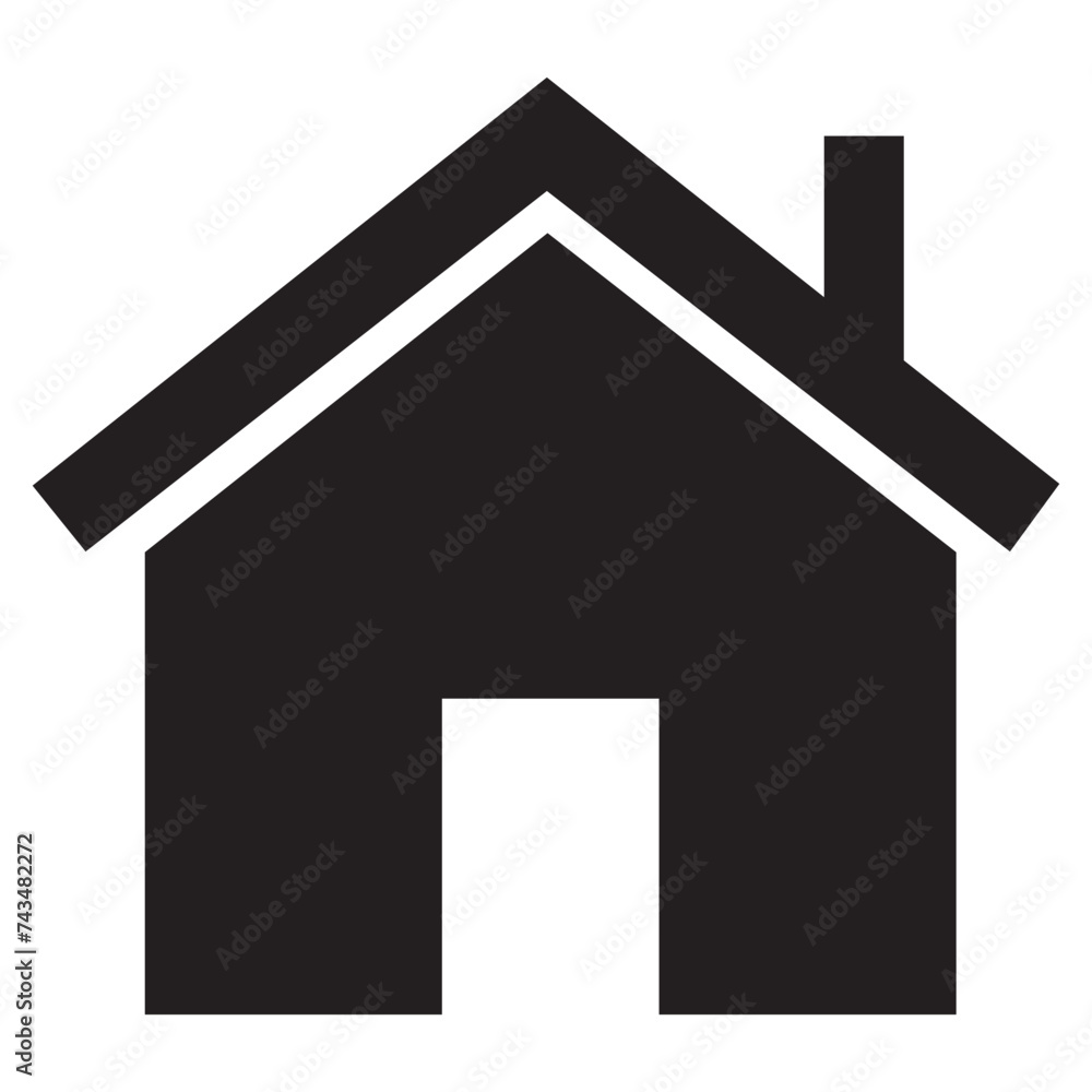 Collection home icon. House symbol. Real estate objects and house black icon for web site design, logo, app, UI isolated on white background Collection home icon. House symbol. Real estate objects and house black icon for web site design, logo, app, UI isolated on white background