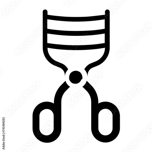 eyelash curler icon