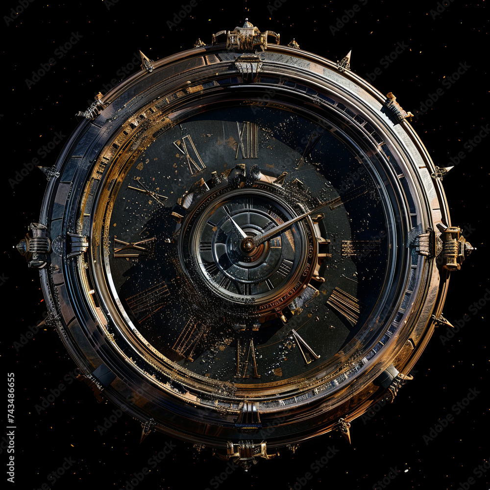 Obraz premium astronomical clock city