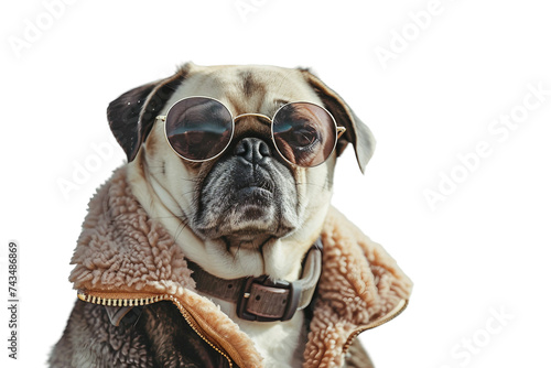 Canine Style Icon on Transparent Background, PNG photo