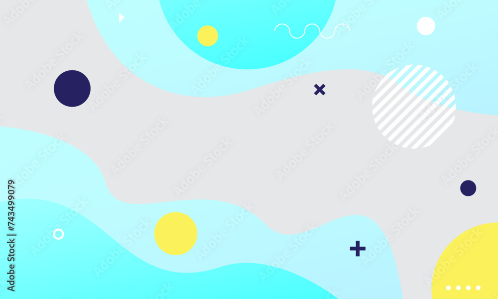 Blue wave background. Vector illustration