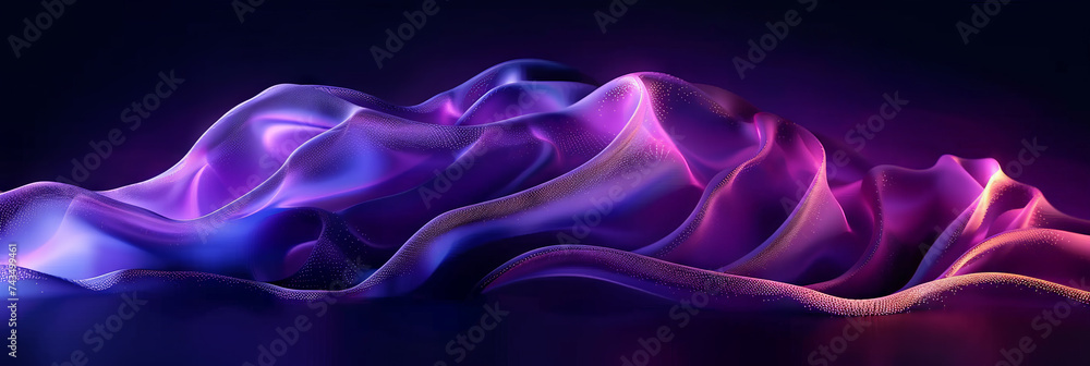 Obraz premium abstract purple wavy pattern background