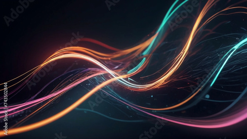 Abstract line energy background