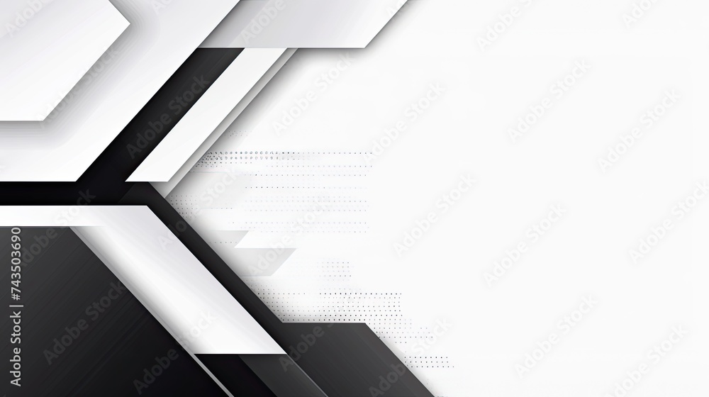 Black and White Abstract Background With Squares Black and White Abstract Background With Squares