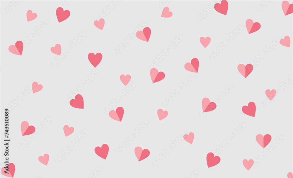 pink hearts background, valentine background.