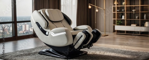 electric massage chair in room photo