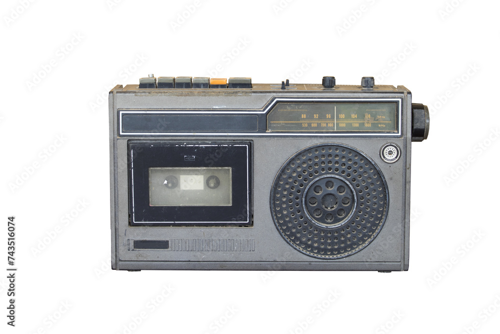 old radio cassette recorder past generation more than 20 years old old radio cassette recorder past generation more than 20 years old