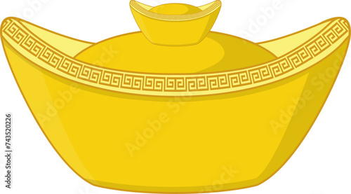 Chinese gold sycee ornament