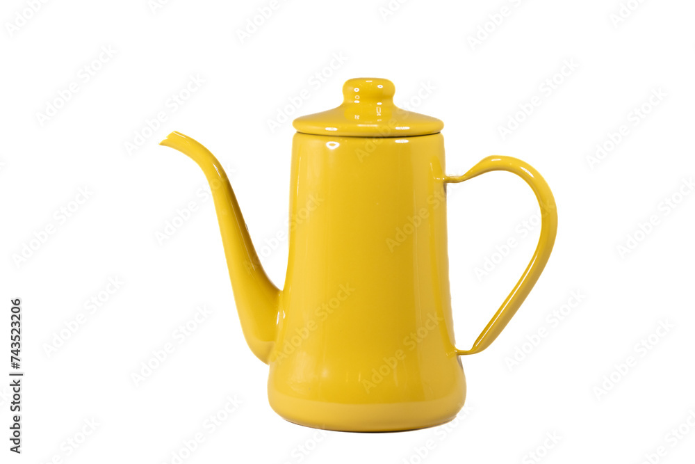 黄色いコーヒーポット