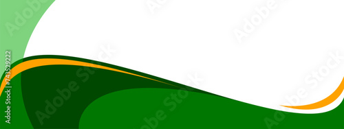 Abstract web banner background dark green color