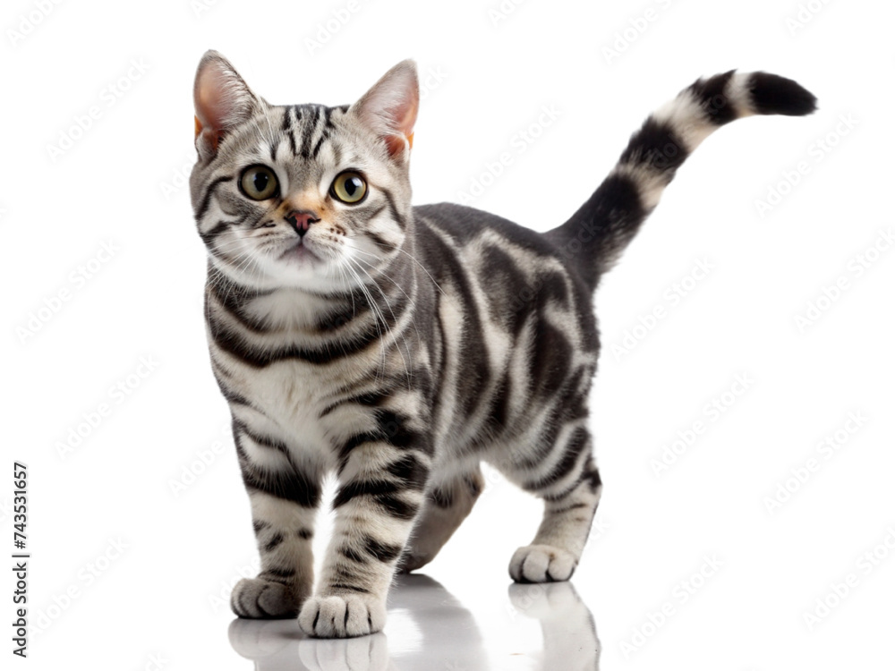 cute cat isolated white background cute cat isolated white background