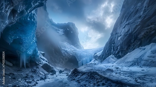 Glacial Cave , A Winter Wonderland