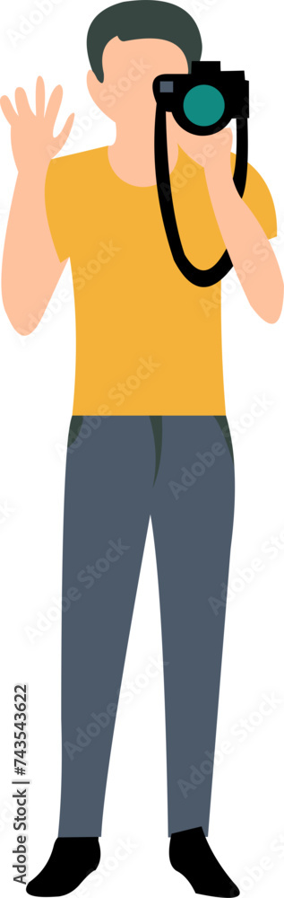 Wildlife Photographer Illustration Wildlife Photographer Illustration