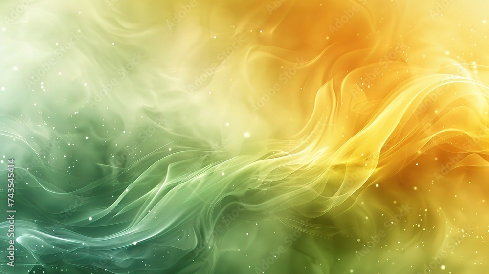Green and yellow abstract banner background Green and yellow abstract banner background