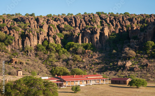 Fort Davis drill ground, Fort Davis National Historic Site, Historic United States Army fort in Texas photo