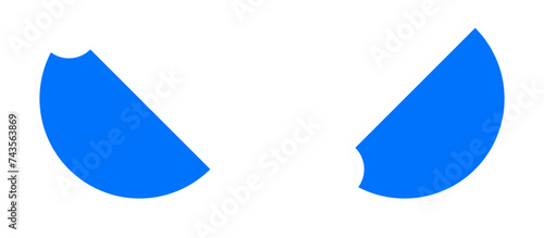 An emoji vector image icon illustration that can express various expressions and emotions. Used for making eyes, eyeballs, eyes, gaze, expression, emotion, animation, and characters. 표정과 감정표현 얼굴 아이콘
