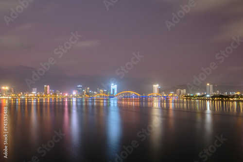 Da Nang Cityscape from river. Vietnam © Ethan