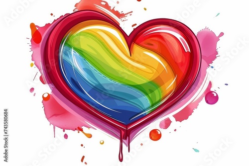 LGBTQ Pride epigender. Rainbow arch colorful wood grain diversity Flag. Gradient motley colored cooperation LGBT rights parade festival transition diverse gender illustration