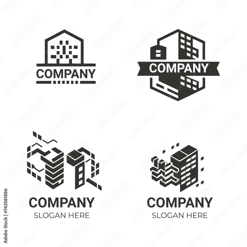 Obraz premium Versatile and Modern Vector Logo Designs Collection