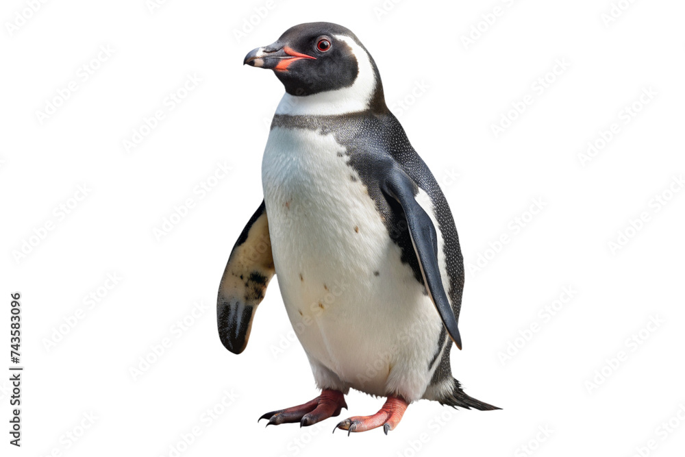 Fototapeta premium penguin isolated on a transparent background
