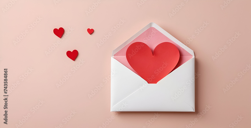 heart in envelop