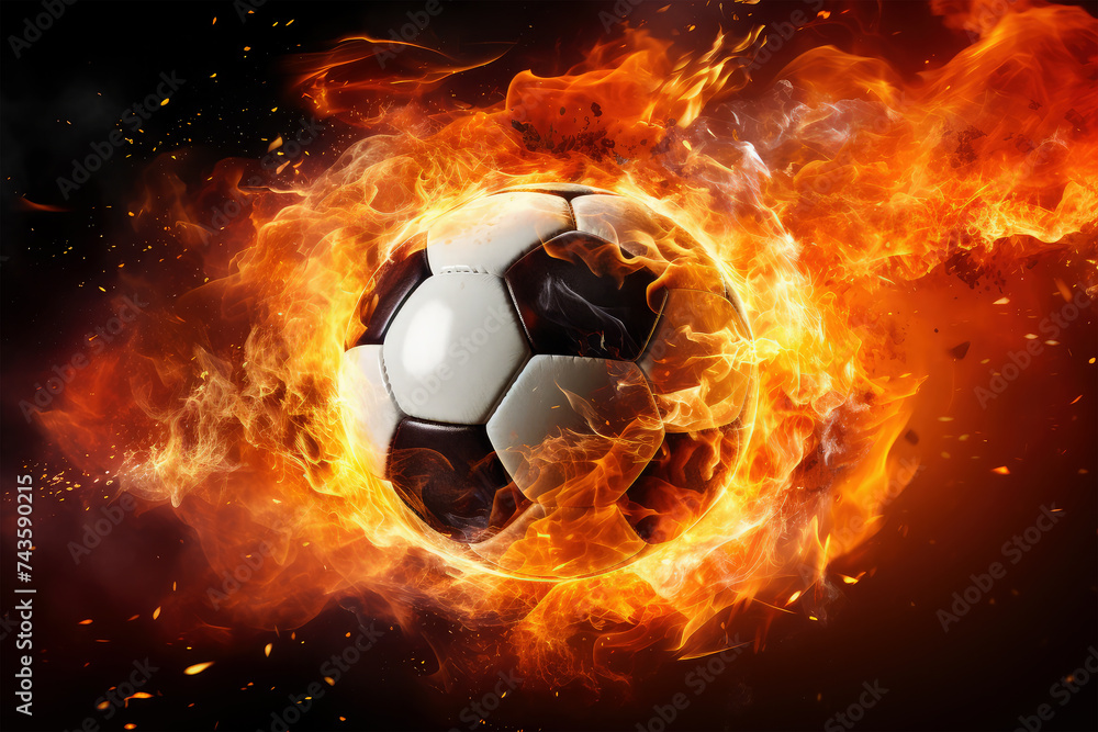 Fototapeta premium soccer sport on background