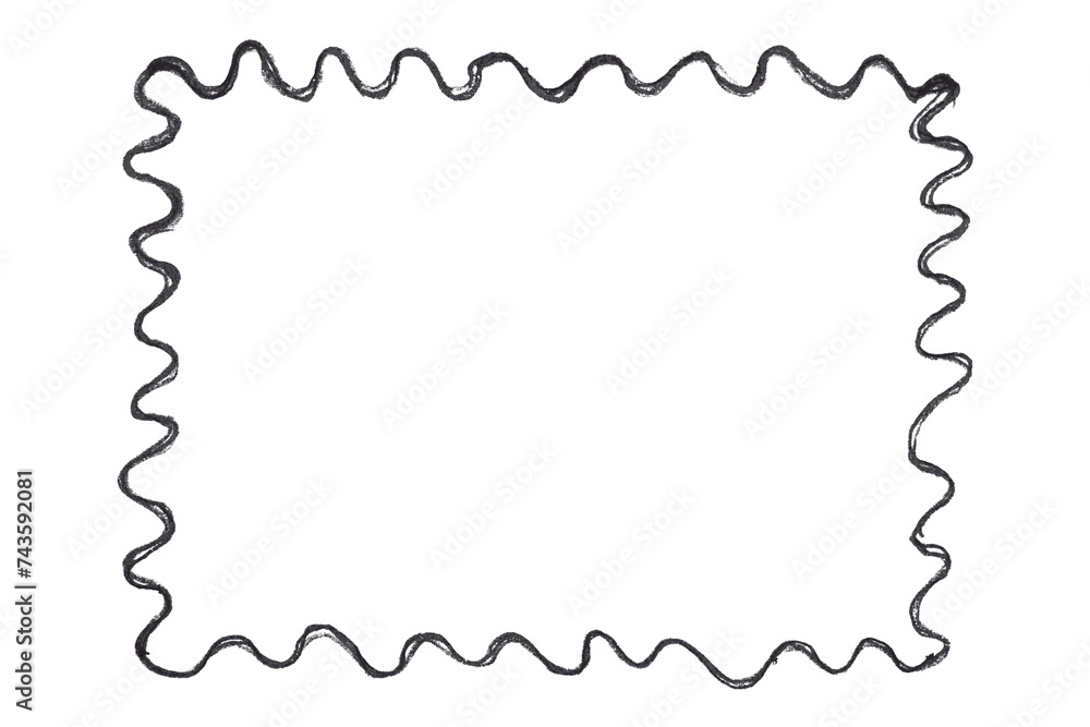 Gray black frame isolated on transparent background. Gray black frame isolated on transparent background.